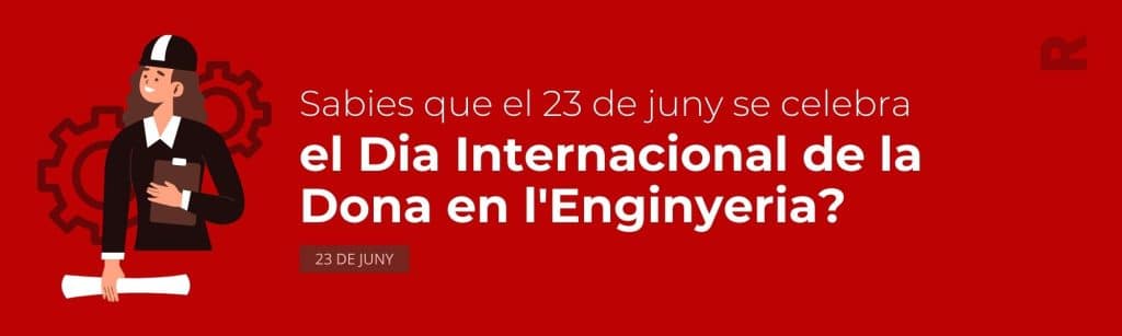 Banner refrent al Dia Internacional de la Dona en l'Enginyeria